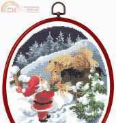 Permin 12-1591 - Santa and Ponies