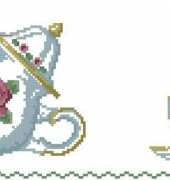 Tea set tablecloth - Labores Del Hogar 518 XSD
