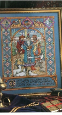 Pageant Kings by Sandy Orton From Treasures in Needlework Premier Issue 1992 XSD
