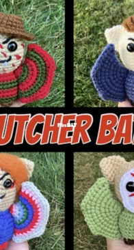 Shes Crafty Crochet - Danielle Alexander - Butcher Bat Mods for Bartholomew Bat - Free
