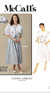 McCalls - M8540 Vintage 80s Misses Top and Skirt - Sizes 6-14