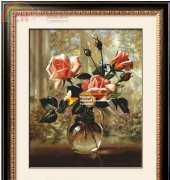 I Love CrossStitch  ILCS-AW-010 Pink Roses XSD