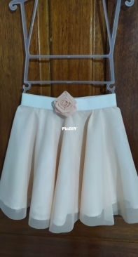 Soft tulle skirt