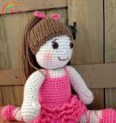 Bella Ballerina Doll Pattern by Gramma Beans