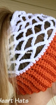 Happy Heart Hats - Jill Edens - Basketball Net Hat