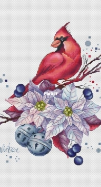 Winter Cardinal by Irina Zagorodskaya