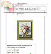 Classic Cross Stitch FR194 - Flowers in an Urn