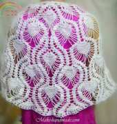 Make-Handmade - Beautiful Triangle Pineapple Shawl