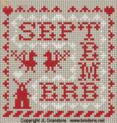 Broderie.net - Grandsire Jean-Louis - Miniature 130 - Septembre