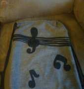 bolsa con notas musicales