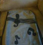 bolsa con notas musicales
