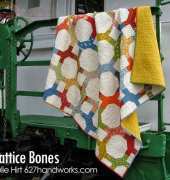 Tops to Treasures- Free Moda Lattice-Bones-Quilt