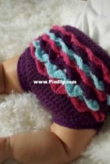 RAKJpatterns - Kristi Simpson - Crocodile stitch diaper cover