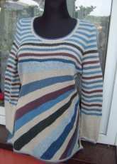 Crazy stripes tee