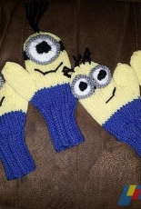 Minion Mittens by Amanda Drover-Hartwick -Free