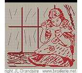 Broderie.net - Grandsire Jean-Louis - A la fenêtre