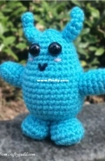 CraftyGuild - Rhea - Boboo the Blue Monster amigurumi- Free