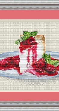 Cheesecake with Cherries by Lena Averina / Pavlova