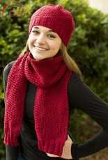 Simplicity Hat & Scarf by Susie Bonell