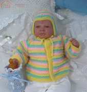 "Kevin" Baby Jacket with Small Cap (GERMAN)
