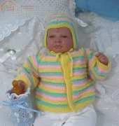 "Kevin" Baby Jacket with Small Cap (GERMAN)