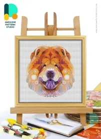 Awesome Pattern Studio - CS2111 - Mandala Chow Chow XSD