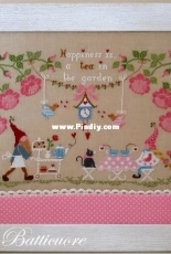Cuore e Batticuore  - Un Te In Giardino -  Happiness is A Tea in the Garden PCS