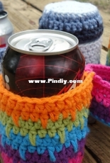 April Crochets - A.D. Whited - Flip Top Can Cozy - Free