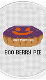 Daily Cross Stitch -Boo Berry Pie