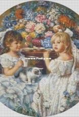 HAED HAESAK 9 Kitty Tea Party by Sandra Kuck