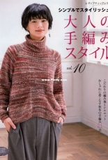 Lady Boutique Series-Adults Crochet and Knit Styles Vol 10  No. 4643 - 2018 -  Japanese