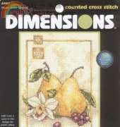 Dimensions 6942 Pears with Orchid
