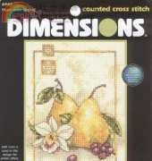 Dimensions 6942 Pears with Orchid