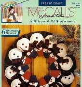 McCalls Creates Fabric Craft 14191 A Blizzard of Snowmen