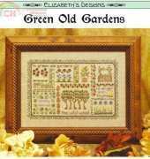 Elizabeths Designs - Green Old Garden Sampler