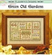 Elizabeths Designs - Green Old Garden Sampler