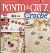 Ponto de Cruz & Croche-N°34-2010 - Portuguese