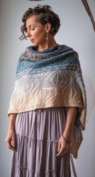 Amado Wrap by Expression Fiber Arts