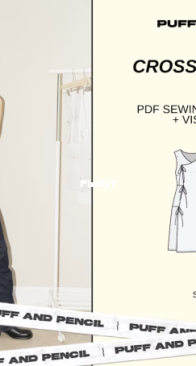 Puff and Pencil - Anne Sofie - Crossover Dress