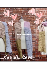 Live, Laugh, Love Shawl by Lucinda Iglesias-English,French-Free