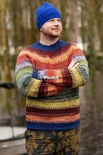 Brioche Break Sweater by Stephen West