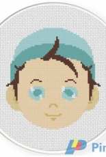 Daily Cross Stitch - Cute Boy