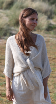 Fungus Shawl Cardigan Light - Rikke Bangsgaard - Refined Knitwear - Norwegian