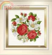 Ellen Maurer Stroh EMS 011 - Roses & Lillies