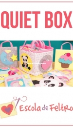 Escola De Feltro - Quiet Box - Felt pattern - Portuguese