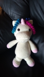 Crochet Unicorn for my Grandaughter