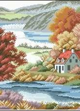 Zolotoe Runo KL-005 Autumn Landscape xsd + pcs
