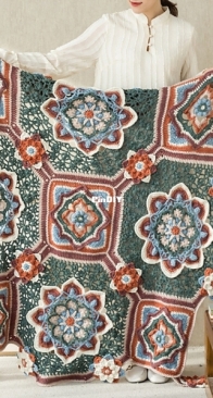 New Mommy Handmade DIY - Su Su Jie Jia - Susans Family - Spiritual Lotus Blanket - Free