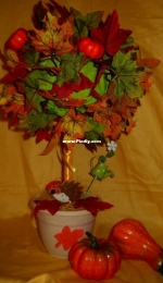 Autumn topiary