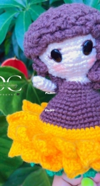 DC Crochet - Daniela Chavez - Reversible Sunflower - Girasol Reversible - Spanish - Free